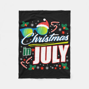 Weihnachten im Juli 1 Fleecedecke