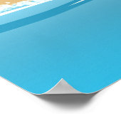 Weihnachten im Juli 2023 Watermelon Beach Poster (Ecke)