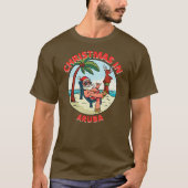 Weihnachten im Juli am Strand Aruba  T-Shirt (Vorderseite)