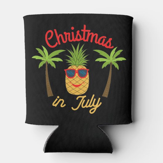 Weihnachten im Juli Ananas Dosenkühler (Rückseite)
