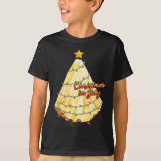 Weihnachten im Juli Ananas Weihnachtsbaum Sommer T-Shirt