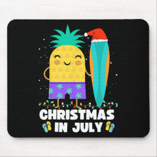 Weihnachten im Juli Ananas Xmas im Juli Dekoration Mousepad