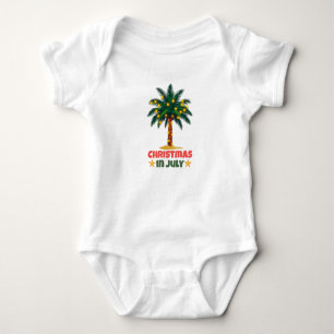 Weihnachten im Juli Baby Strampler