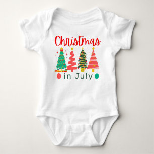 Weihnachten im Juli Baby Strampler