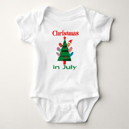 Weihnachten im Juli Baby Strampler