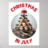 Weihnachten im Juli, Bauble Profiteroles V2 Poster (Vorne)