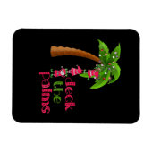 Weihnachten im Juli Beach Deck Palms Cruise Magnet (Horizontal)