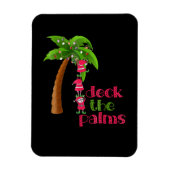 Weihnachten im Juli Beach Deck Palms Cruise Magnet (Vertikal)