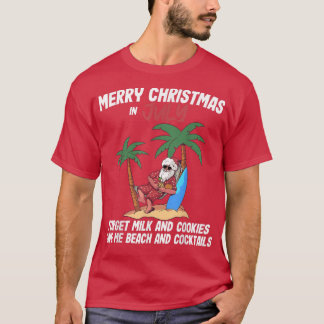 Weihnachten im Juli Beach Party Santa Men Women Va T-Shirt