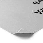 Weihnachten im Juli Business Sale Grau Poster (Ecke)