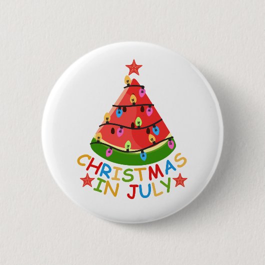 WEIHNACHTEN IM JULI BUTTON (Vorderseite)