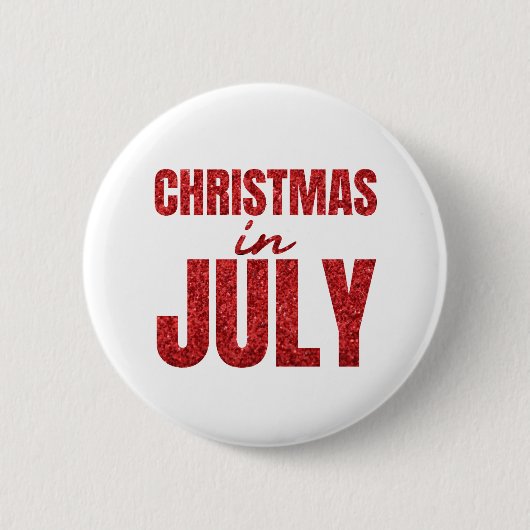 Weihnachten im Juli Button (Vorderseite)