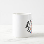 Weihnachten im Juli Classic Round Sticker Napki Kaffeetasse (Mittel)