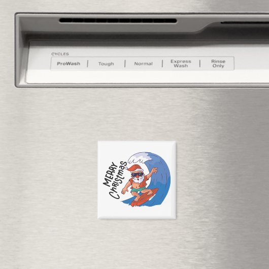 Weihnachten im Juli Classic Round Sticker Napki Magnet (In Situ (Geschirrspüler))