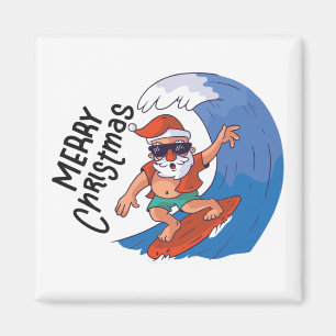 Weihnachten im Juli Classic Round Sticker Napki Magnet