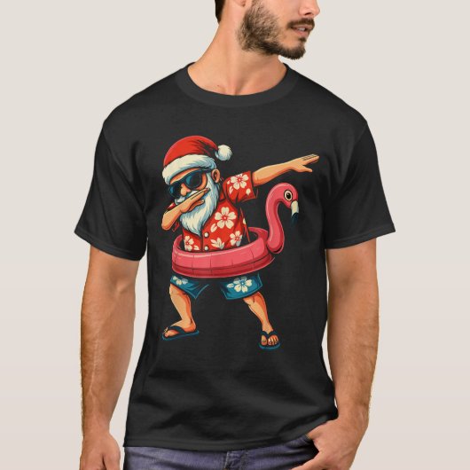 Weihnachten im Juli: Der hawaiianische Weihnachtsa T-Shirt (Vorderseite)