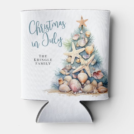 Weihnachten im Juli Dosenkühler (Vorderseite)