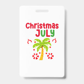 Weihnachten im Juli Drehte Flop Funny Summer Xmas  Ausweis
