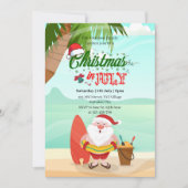 Weihnachten im Juli Einladung (Vorderseite)