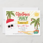 Weihnachten im Juli Einladung, lustiges Party im S Einladung (Vorderseite)