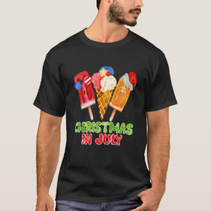 Weihnachten im Juli Eiszeit für das Party Juli T-Shirt