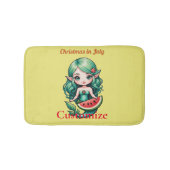 Weihnachten im Juli Elf Mermaid Thunder_Cove Badematte (Vorderseite)