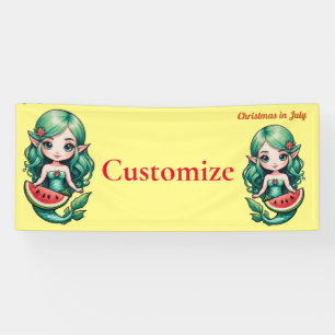 Weihnachten im Juli Elf Mermaid Thunder_Cove Banner