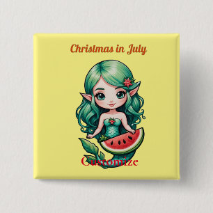 Weihnachten im Juli Elf Mermaid Thunder_Cove Button