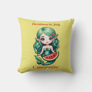 Weihnachten im Juli Elf  Mermaid Thunder_Cove  Kissen