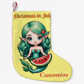 Weihnachten im Juli Elf Mermaid Thunder_Cove Kleiner Weihnachtsstrumpf (Vorderseite)