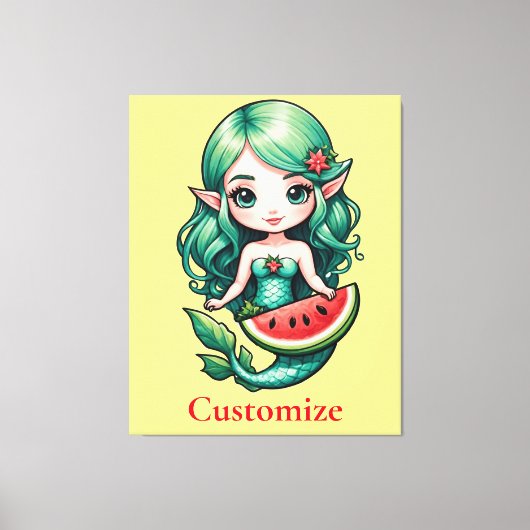 Weihnachten im Juli Elf Mermaid Thunder_Cove Leinwanddruck (Vorderseite)