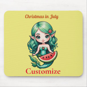 Weihnachten im Juli Elf Mermaid Thunder_Cove Mousepad