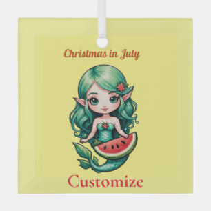 Weihnachten im Juli Elf Mermaid Thunder_Cove Ornament Aus Glas