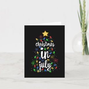 Weihnachten im Juli farbenfrohe Weihnachten Tree L Karte
