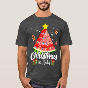 Weihnachten im Juli feiern mit Watermelon Christ T-Shirt