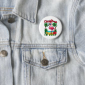 Weihnachten im Juli Flamingo Button (Beispiel)
