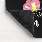 Weihnachten im Juli Flamingo Camping Camper Mousepad (Ecke)