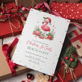 Weihnachten im Juli Flamingo Einladung