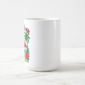 Weihnachten im Juli Flamingo Kaffeetasse (Mittel)