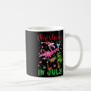 Weihnachten im Juli Flamingo Santa Summer Weihnach Kaffeetasse