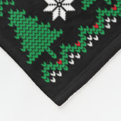Weihnachten Im Juli Flip Flops Hässlicher Pullover Fleecedecke (Ecke)