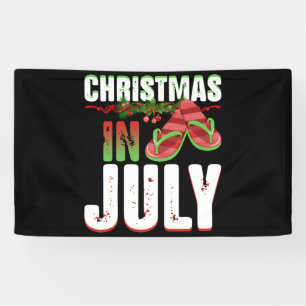 Weihnachten im Juli Flip Flops Sommer Beach Weihna Banner