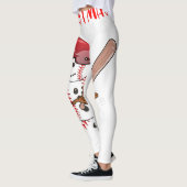 Weihnachten im Juli Flip Flops Sommerferien Strand Leggings (Links)