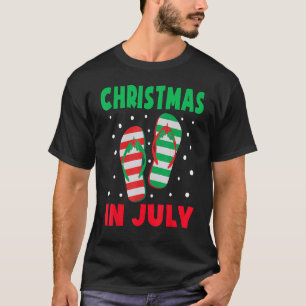 Weihnachten im Juli Flip Flops  Strand Sommer Kind T-Shirt