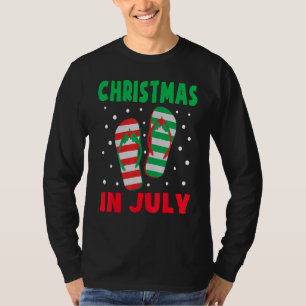 Weihnachten im Juli Flip Flops  Strand Sommer Kind T-Shirt