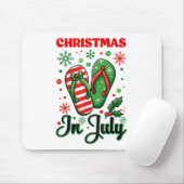 Weihnachten im Juli Flip Flops Xmas Flip Flops Som Mousepad (Mit Mouse)