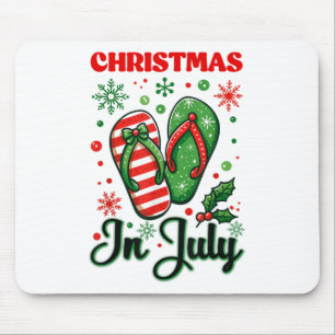 Weihnachten im Juli Flip Flops Xmas Flip Flops Som Mousepad
