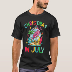 Weihnachten im Juli Frauen Vaca Beach Flamingo Sur T-Shirt