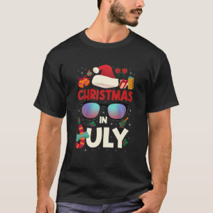 Weihnachten im Juli Frohe Weihnachten Sommer Sonne T-Shirt