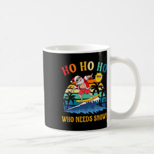 Weihnachten im Juli Fun Santa Surfing Summer Beach Kaffeetasse